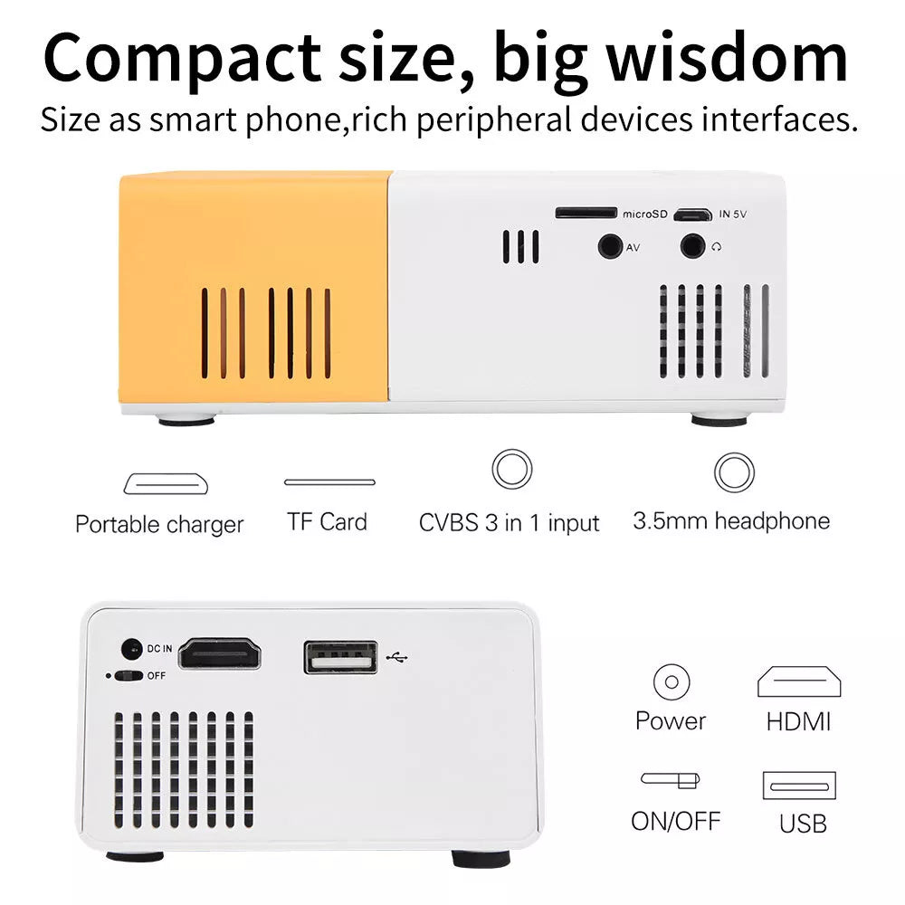 Mini Portable LED Projector