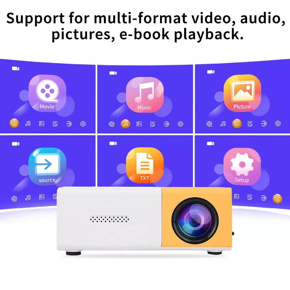 Mini Portable LED Projector